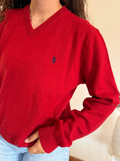 Camisola V-neck Ralph Lauren 100% Lambswool