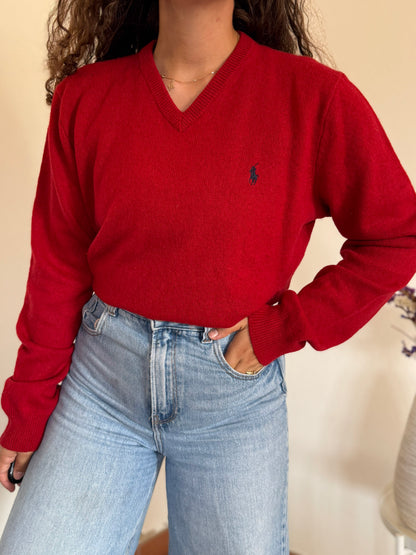 Camisola V-neck Ralph Lauren 100% Lambswool