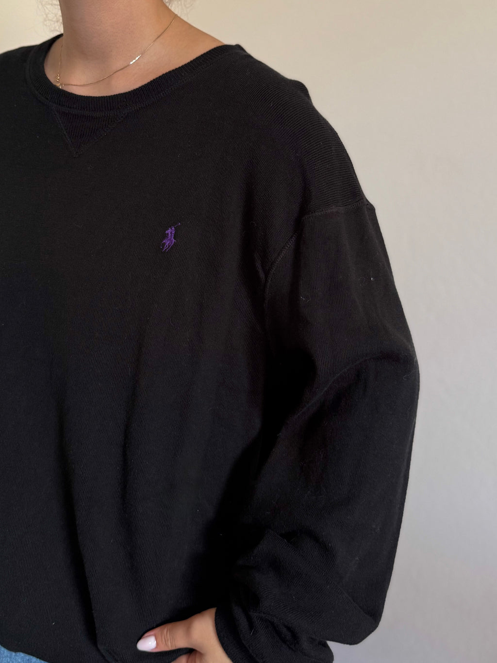 Polo Ralph Lauren Round Neck Knit Sweater 100% Cotton