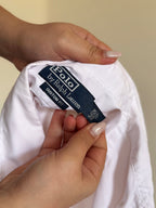 Polo Ralph Lauren Shirt Custom Fit Plain Light Pink Multicolor 100% Cotton