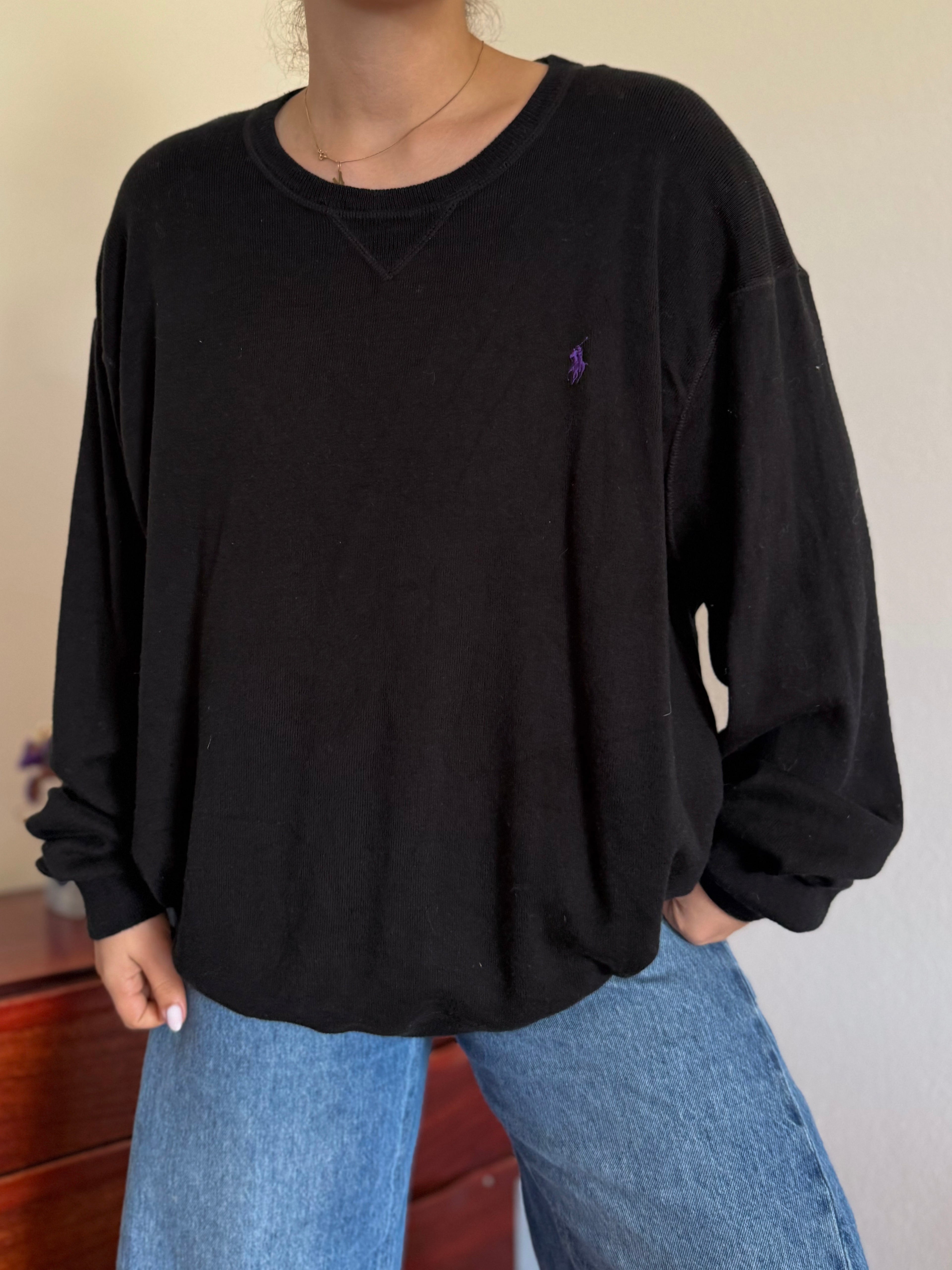 Polo Ralph Lauren Round Neck Knit Sweater 100% Cotton