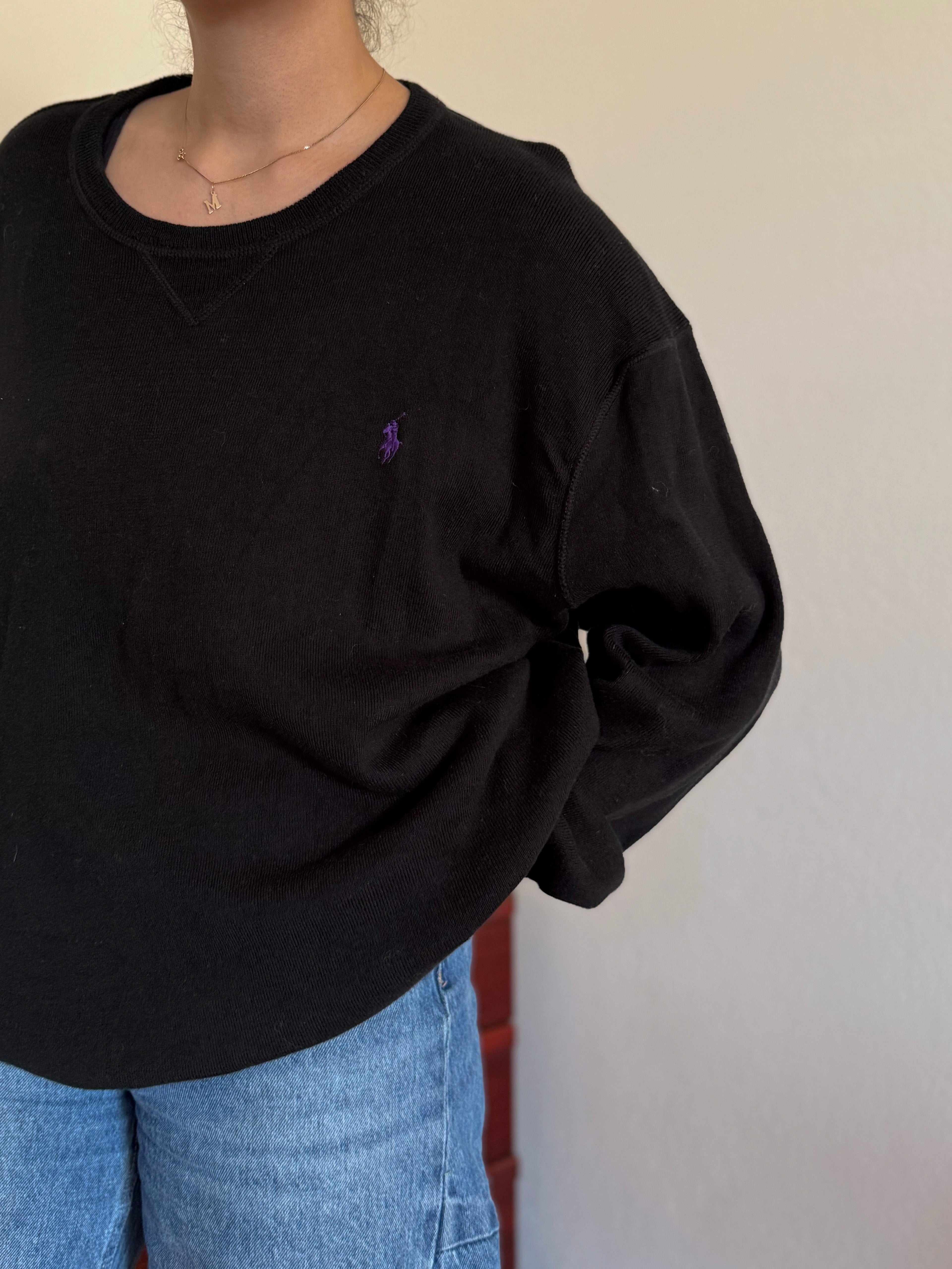 Polo Ralph Lauren Round Neck Knit Sweater 100% Cotton