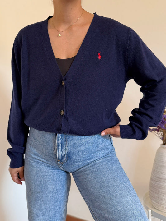 Ralph Lauren Knit Cardigan 100% Lã