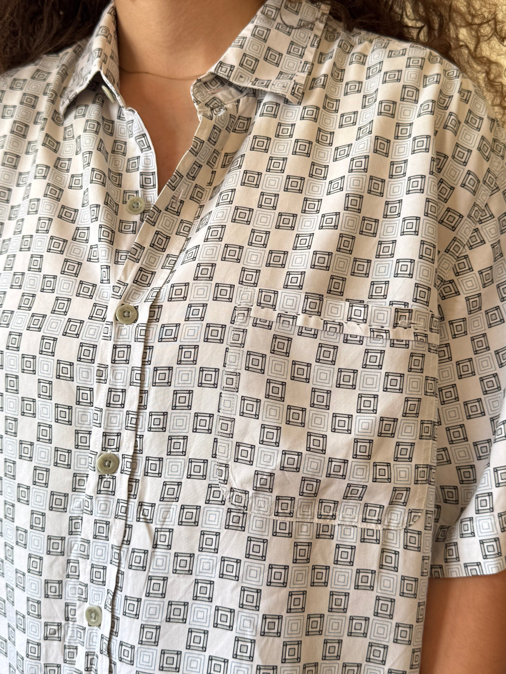 Camisa Vintage 100% Seda