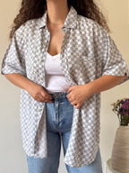 Camisa Vintage 100% Seda