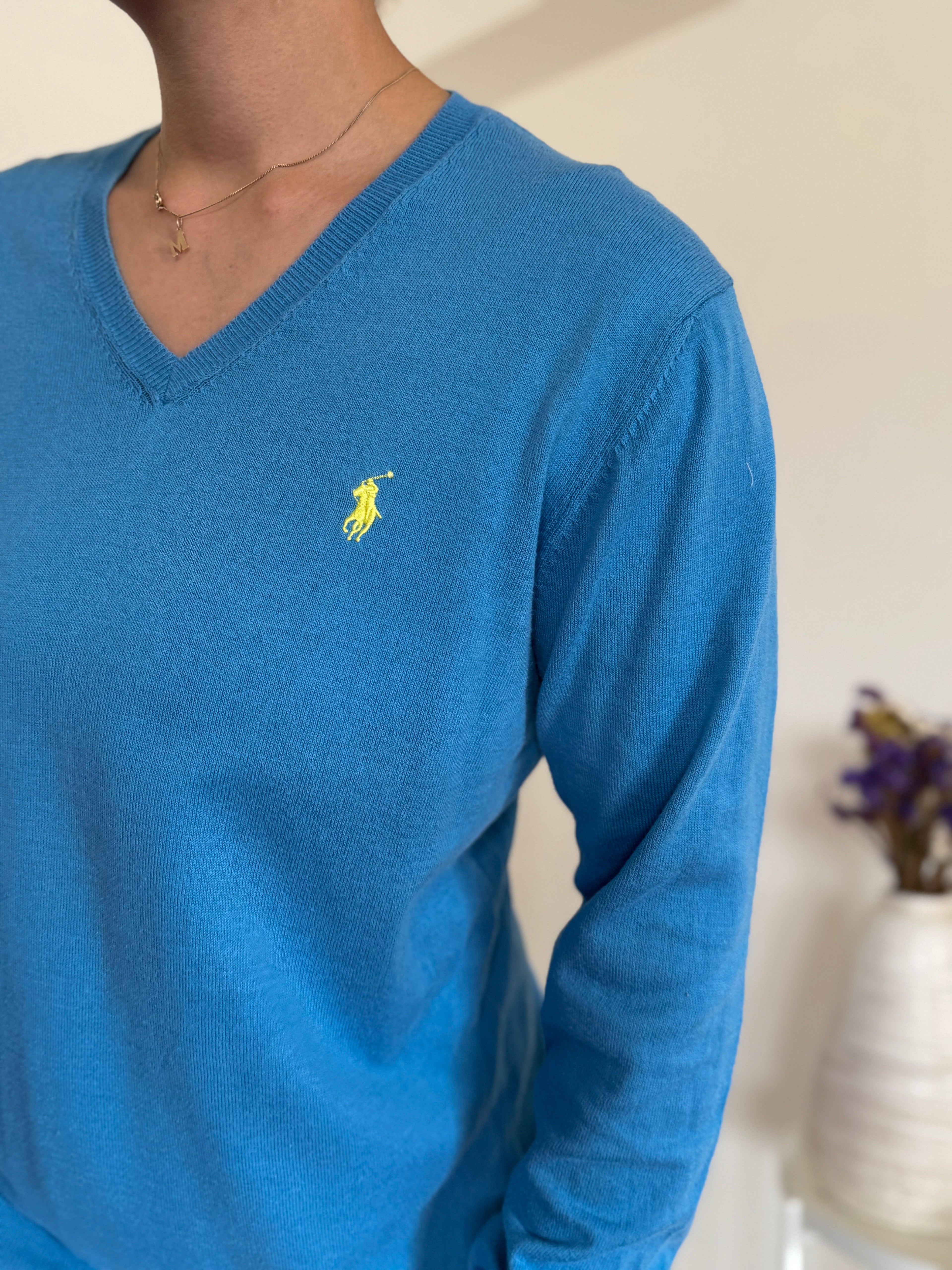 Ralph Lauren V-Neck Knit Sweater