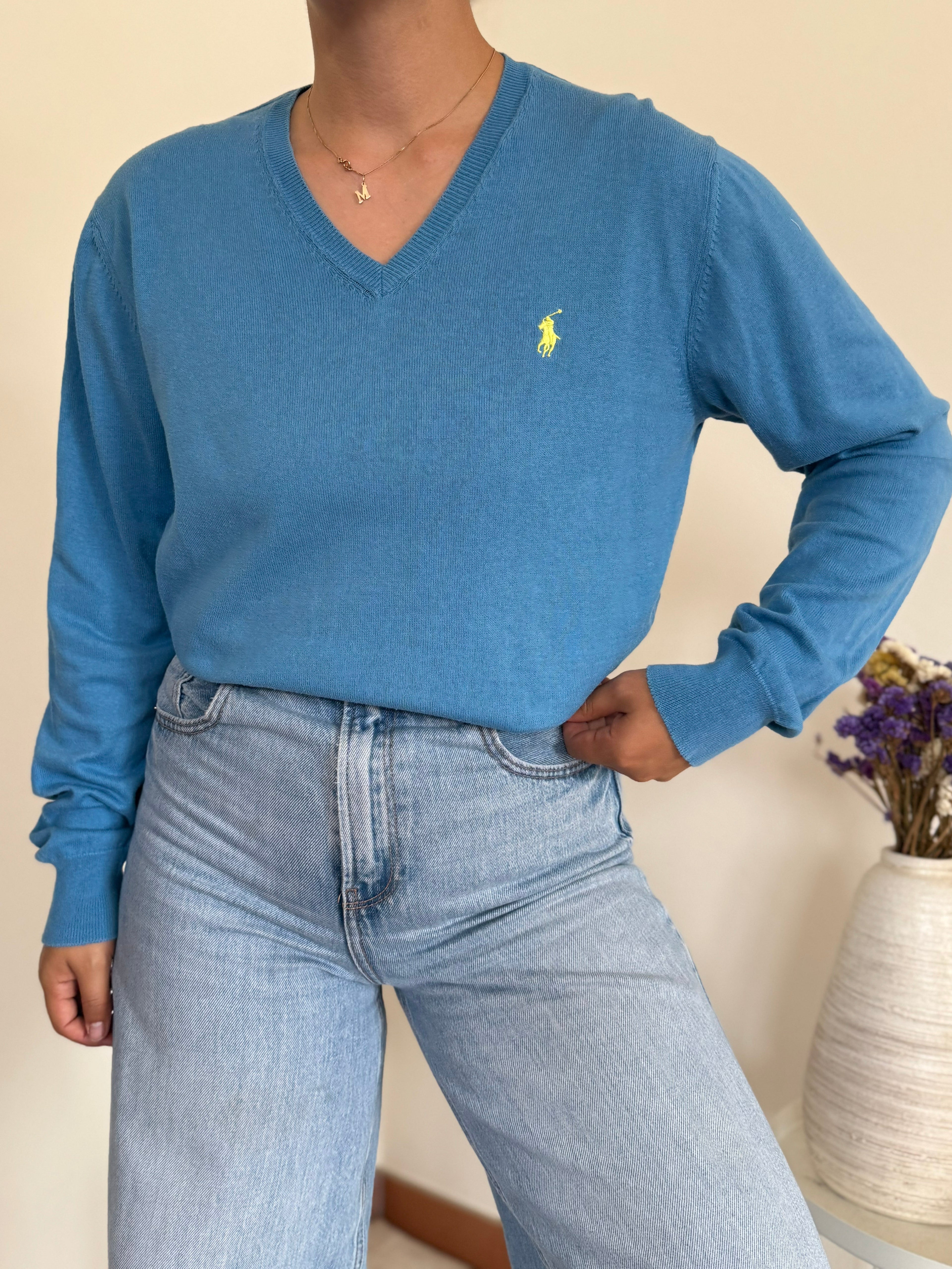 Ralph Lauren V-Neck Knit Sweater