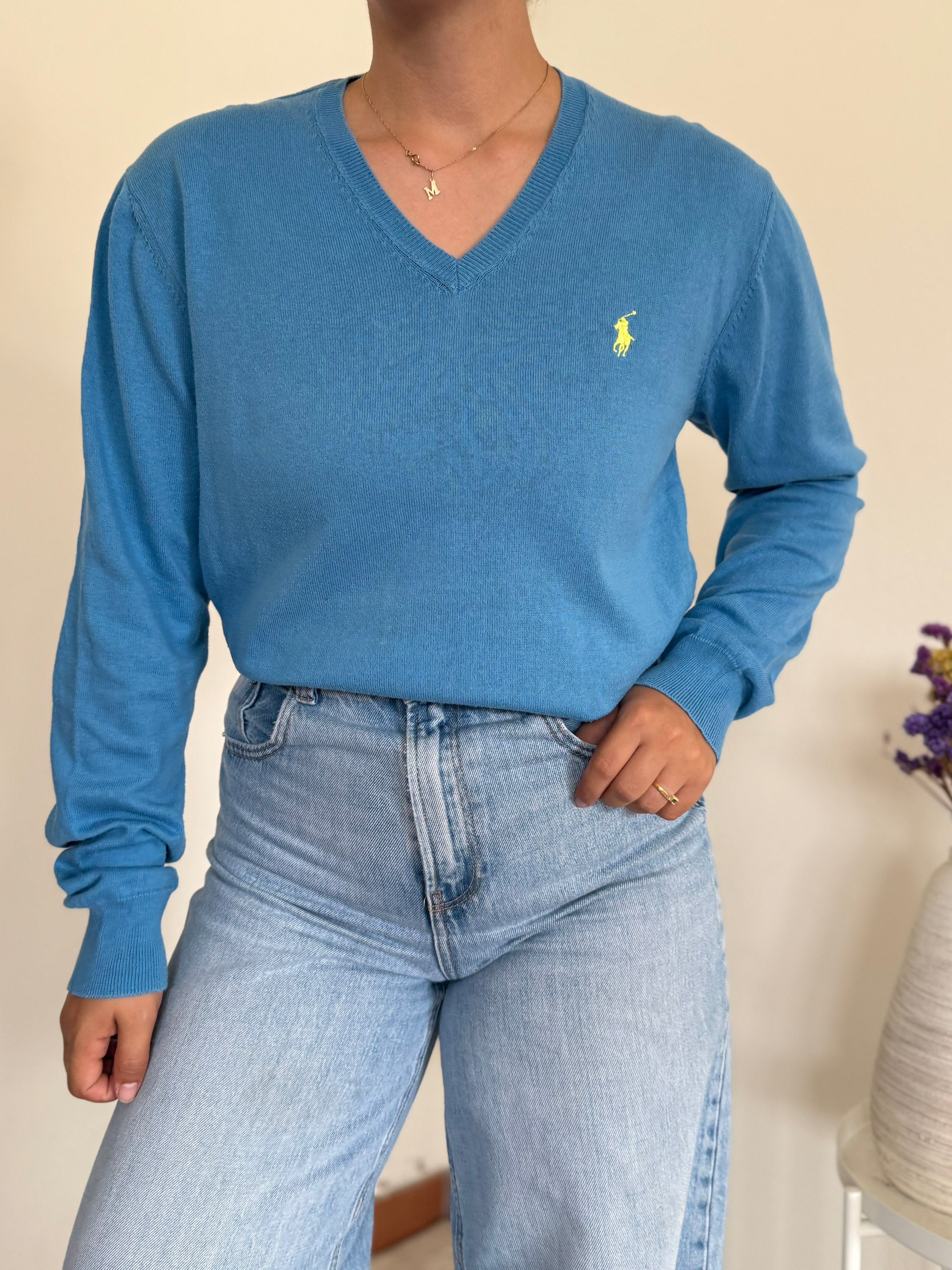 Ralph Lauren V-Neck Knit Sweater