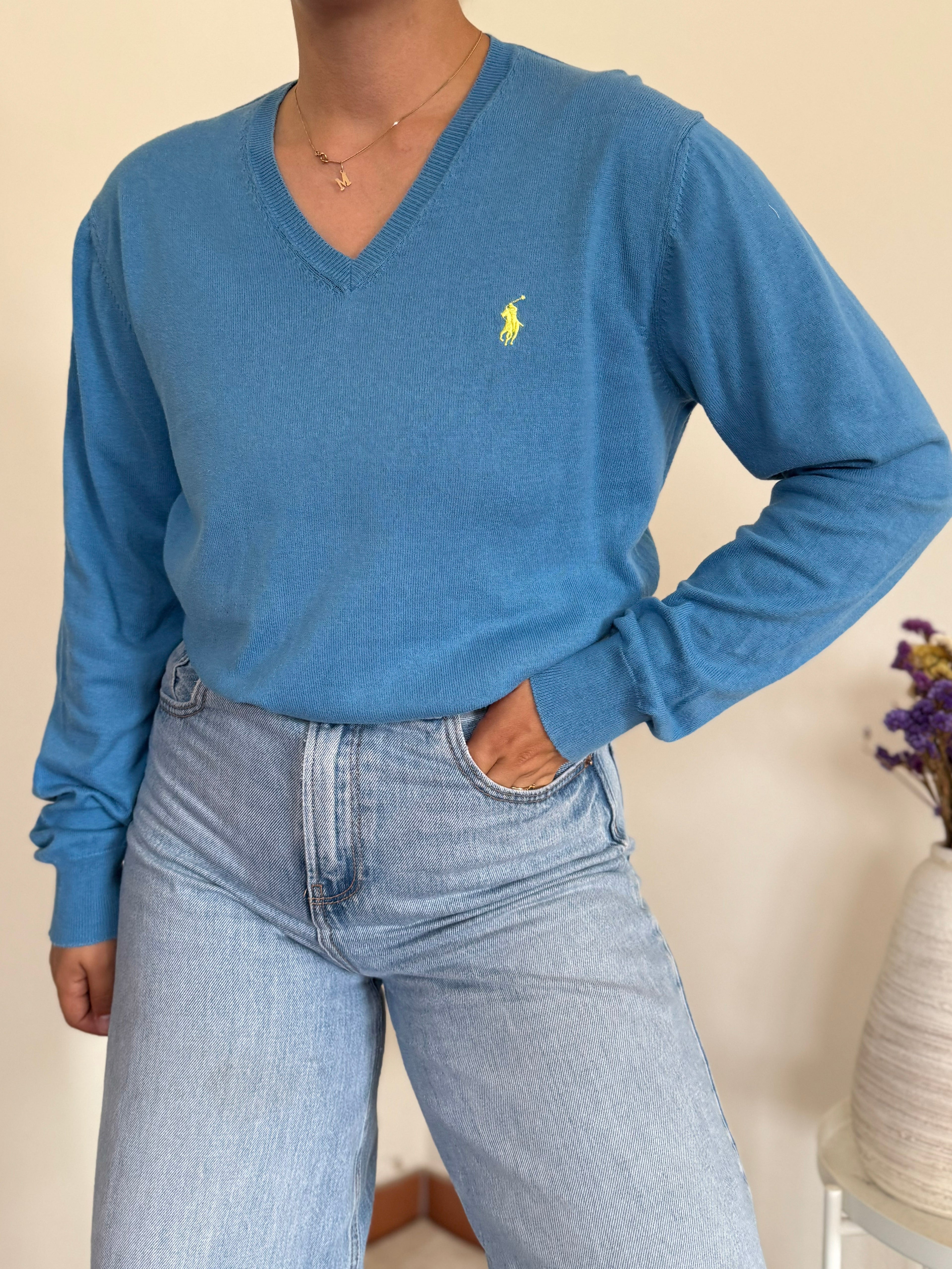 Ralph Lauren V-Neck Knit Sweater