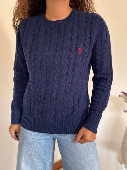 Camisola cable knit Ralph Lauren 30% wool