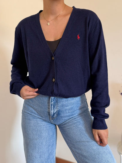 Ralph Lauren Knit Cardigan 100% Lã