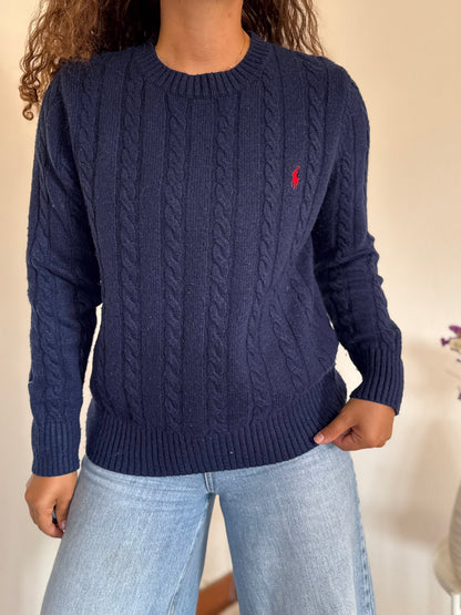 Camisola cable knit Ralph Lauren 30% wool