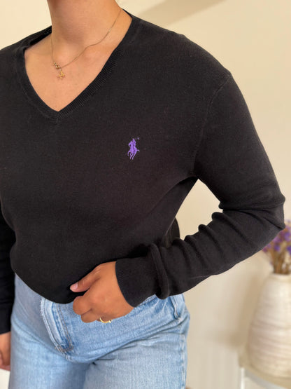 Ralph Lauren V-Neck Knit Sweater
