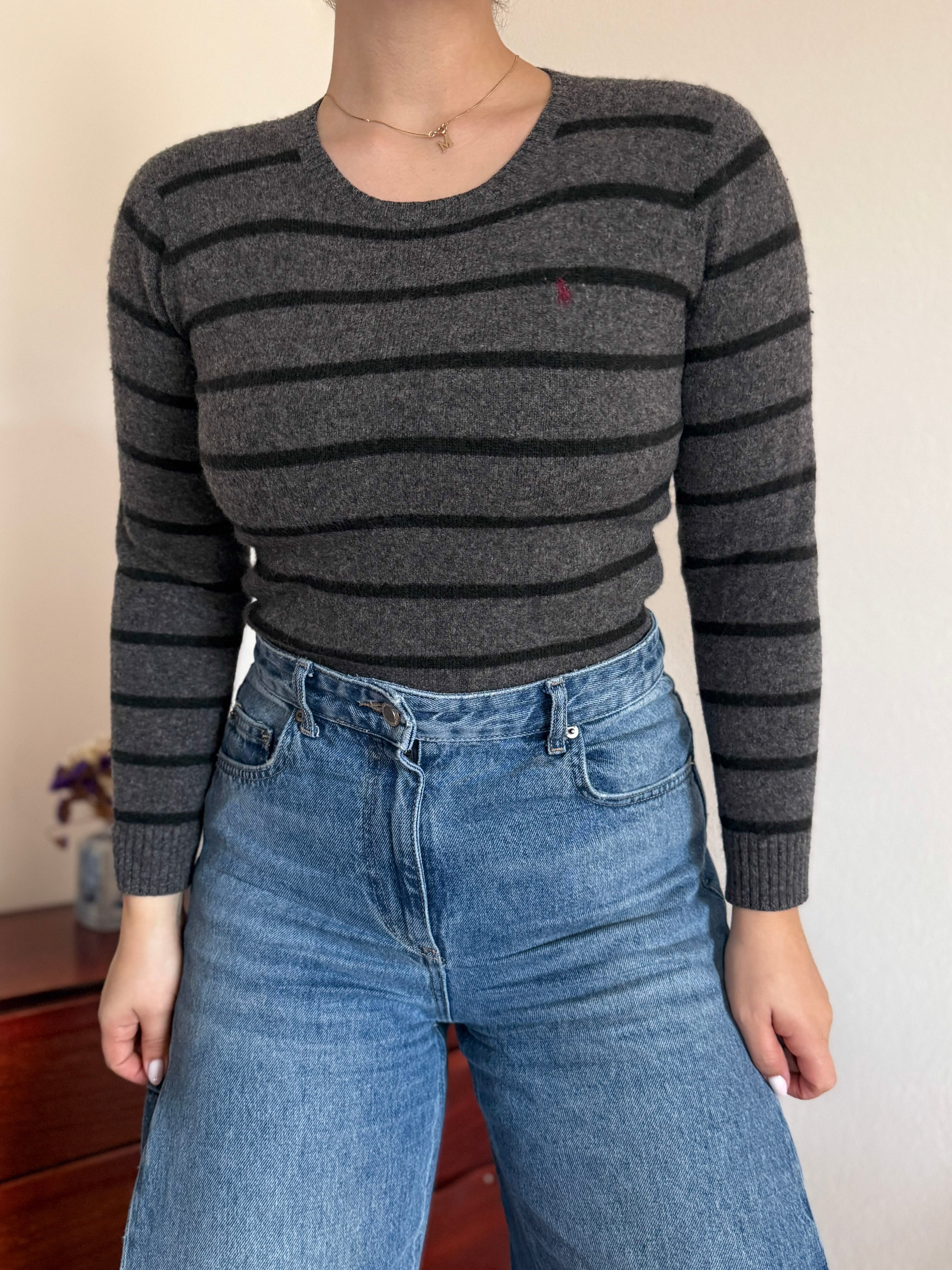 Polo Ralph Lauren Round Neck Sweater 100% Lambswool