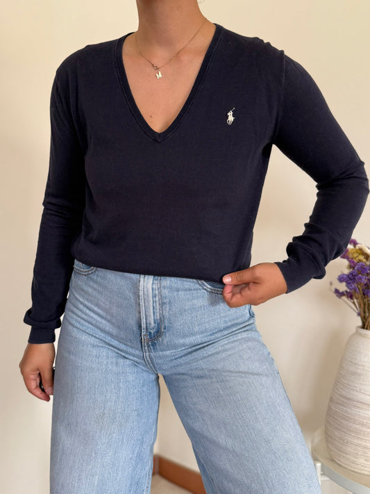 Ralph Lauren V-Neck Knit Sweater