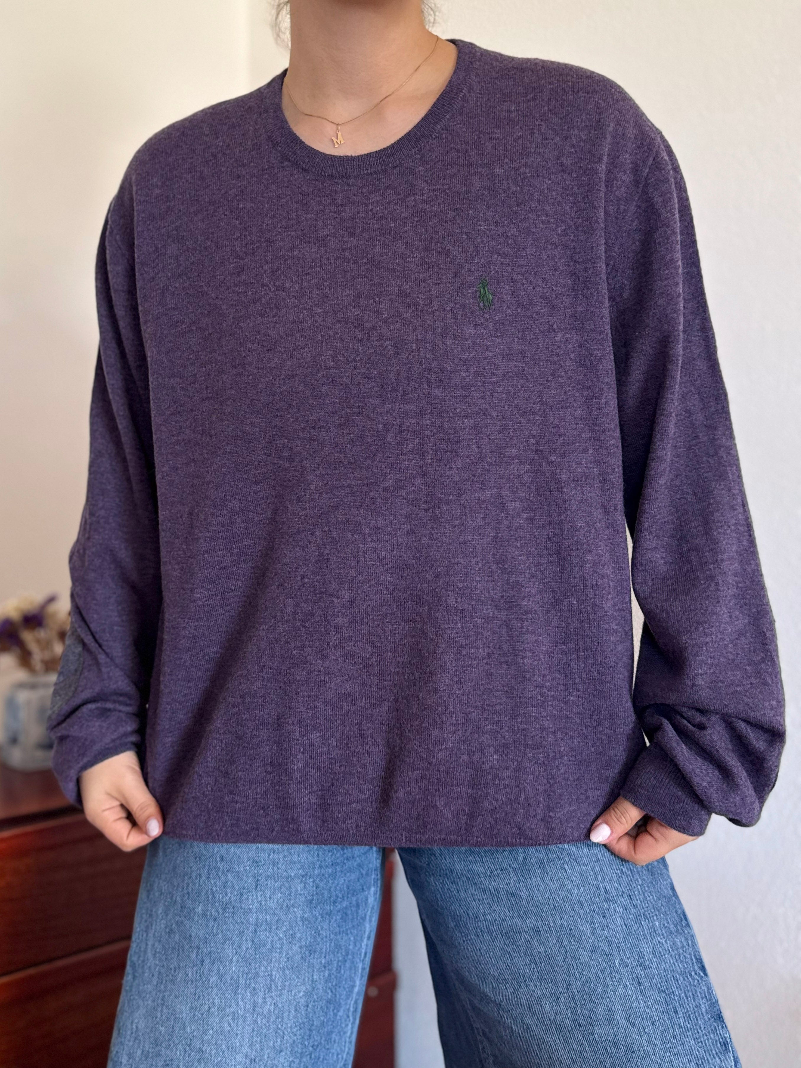 Polo Ralph Lauren Round Neck Cable Knit Sweater 100% Merino Wool