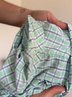 Polo Ralph Lauren Shirt Blake Fit Plaid Green 100% Cotton