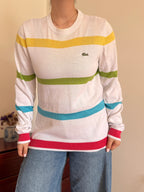 Lacoste Round Neck Knit Sweater 100% Cotton