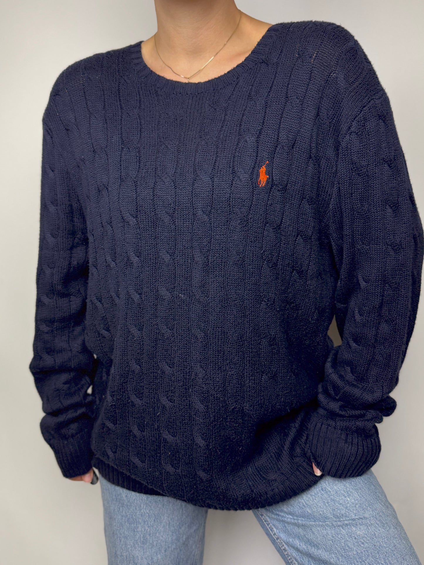 Camisola Cable Knit Ralph Lauren