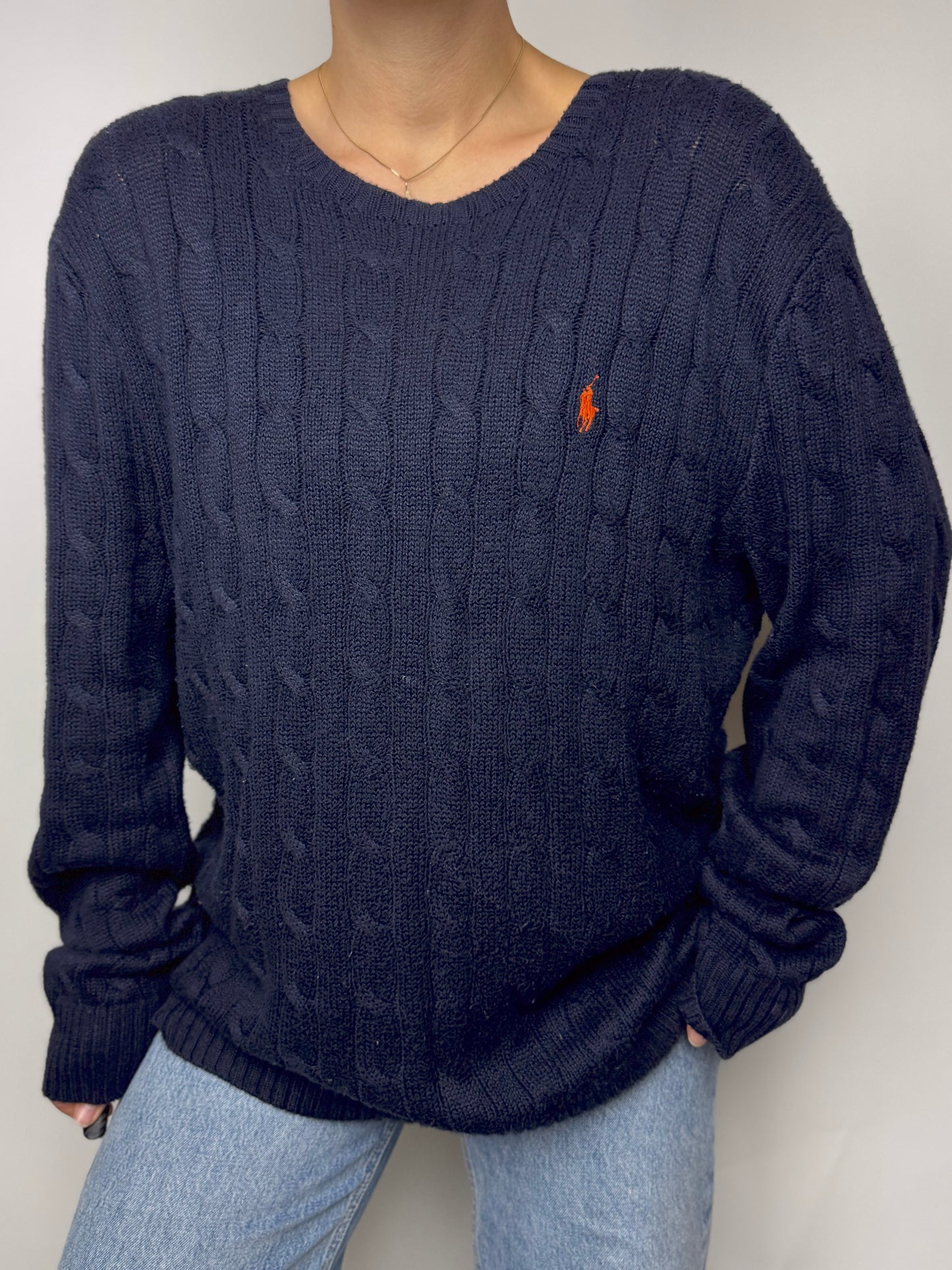 Camisola Cable Knit Ralph Lauren