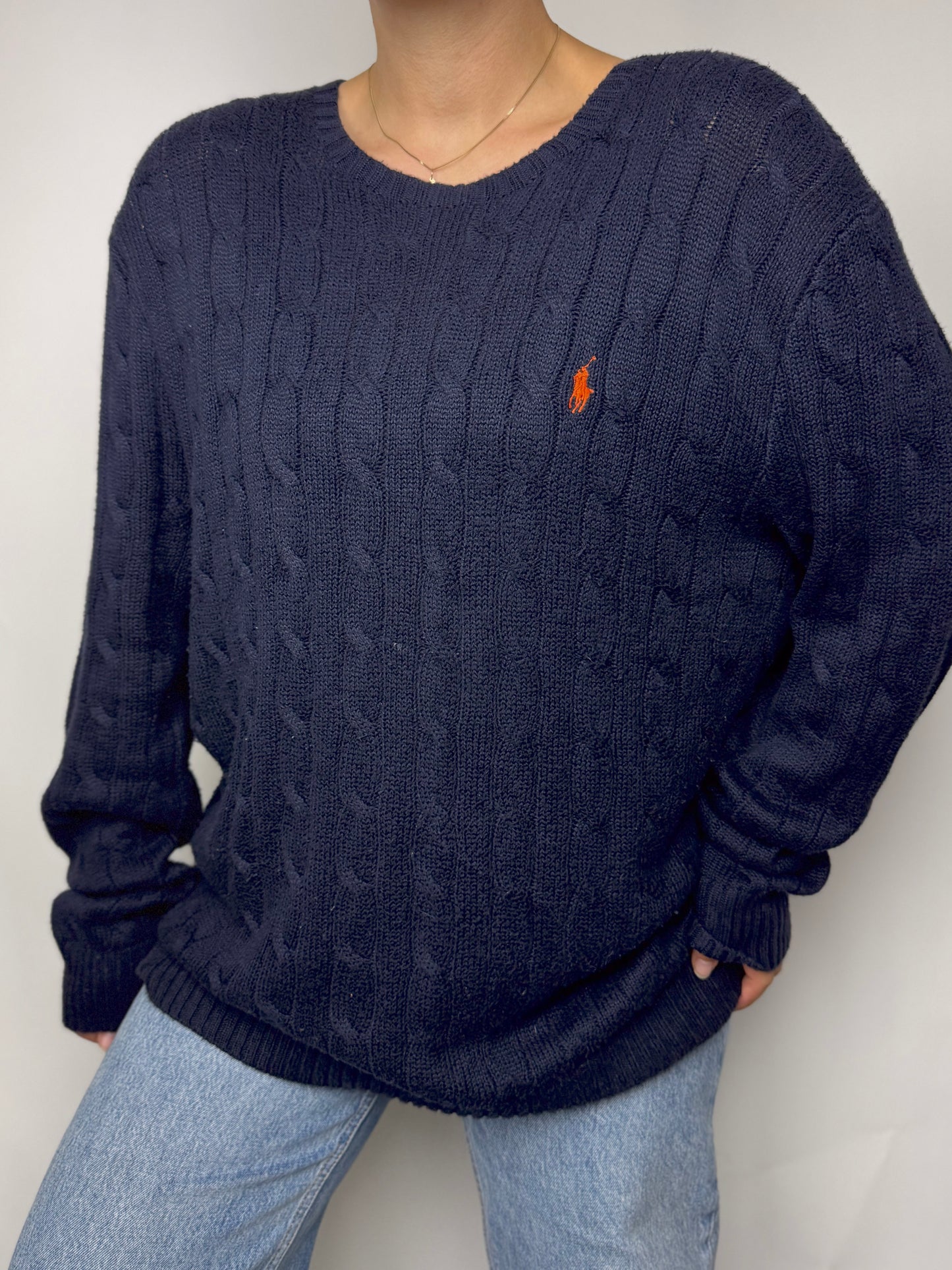 Camisola Cable Knit Ralph Lauren