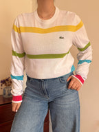 Lacoste Round Neck Knit Sweater 100% Cotton