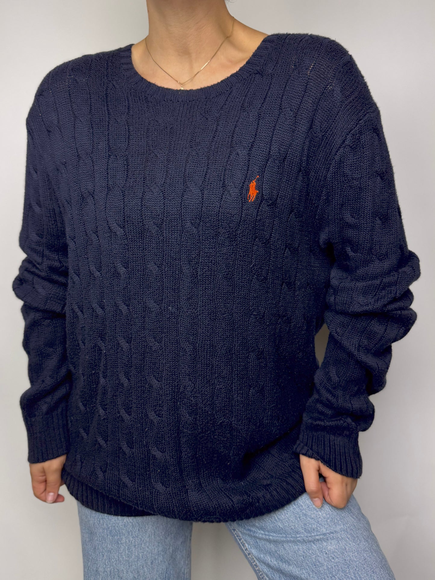 Camisola Cable Knit Ralph Lauren