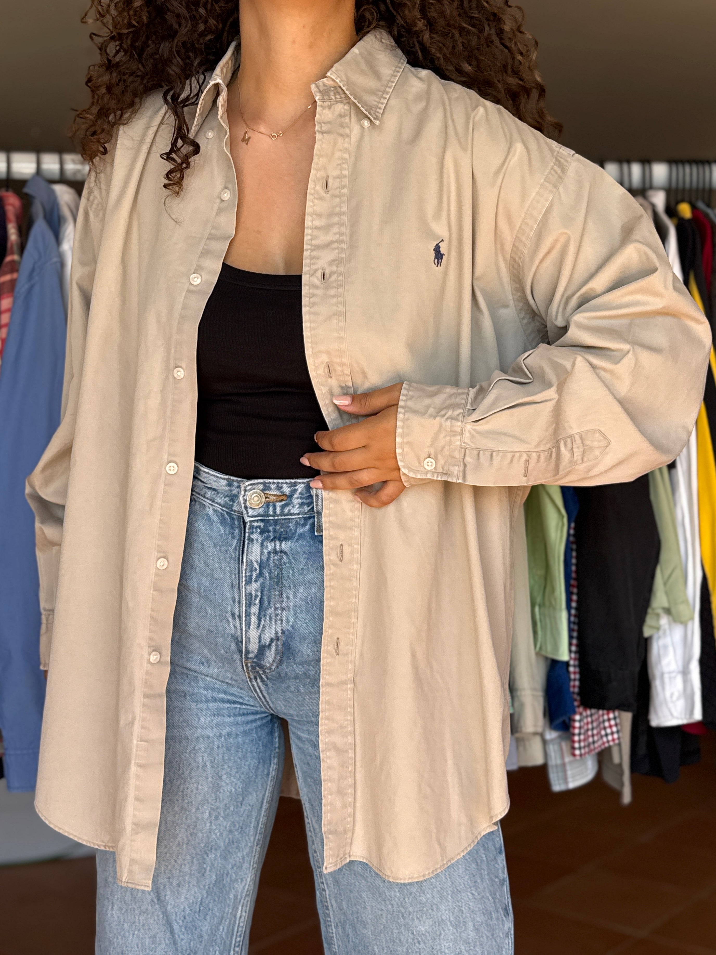 Camisa Ralph Lauren 100% Algodão - Tamanho L