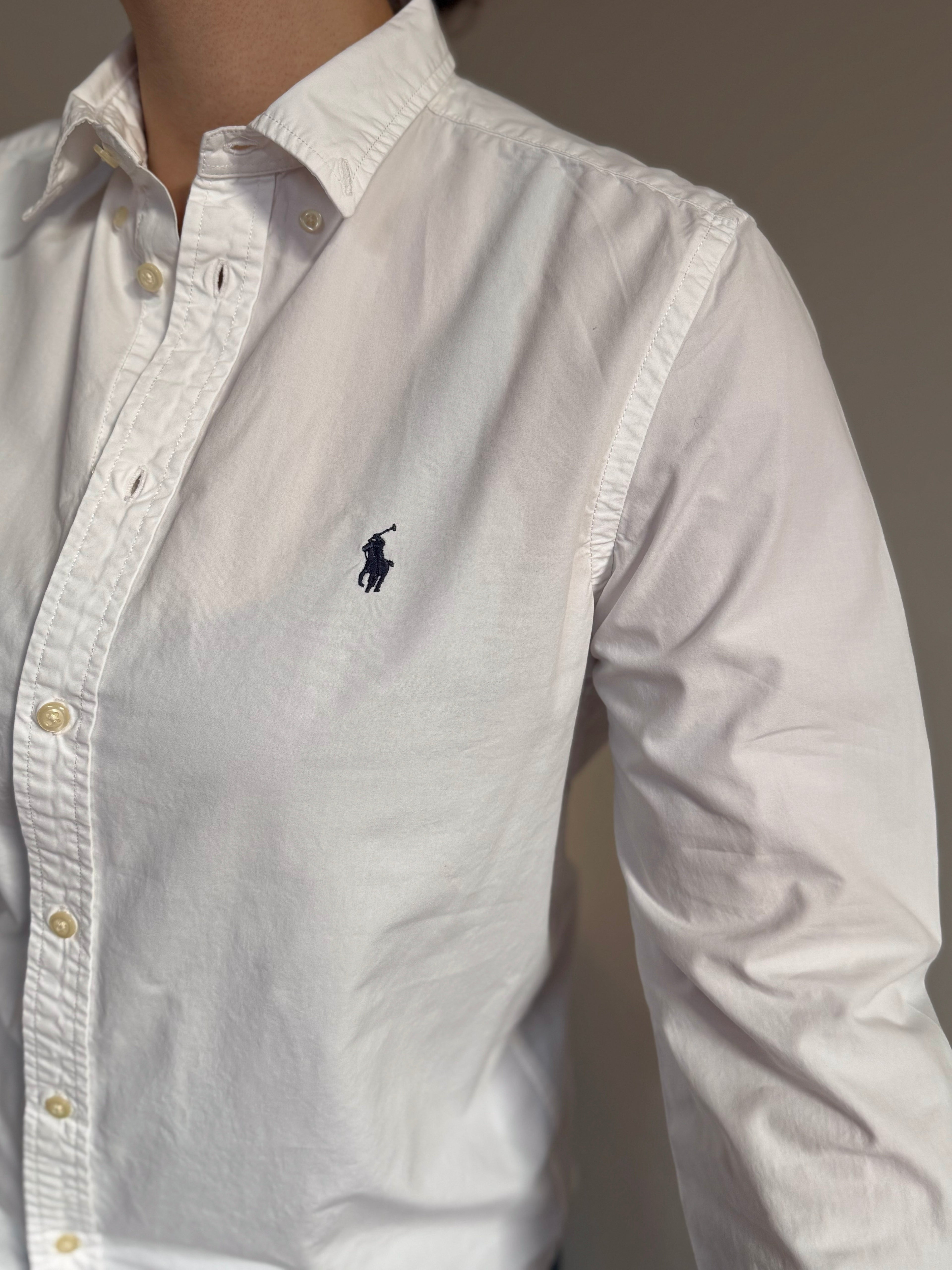 Ralph Lauren Plain White Shirt 100% Cotton