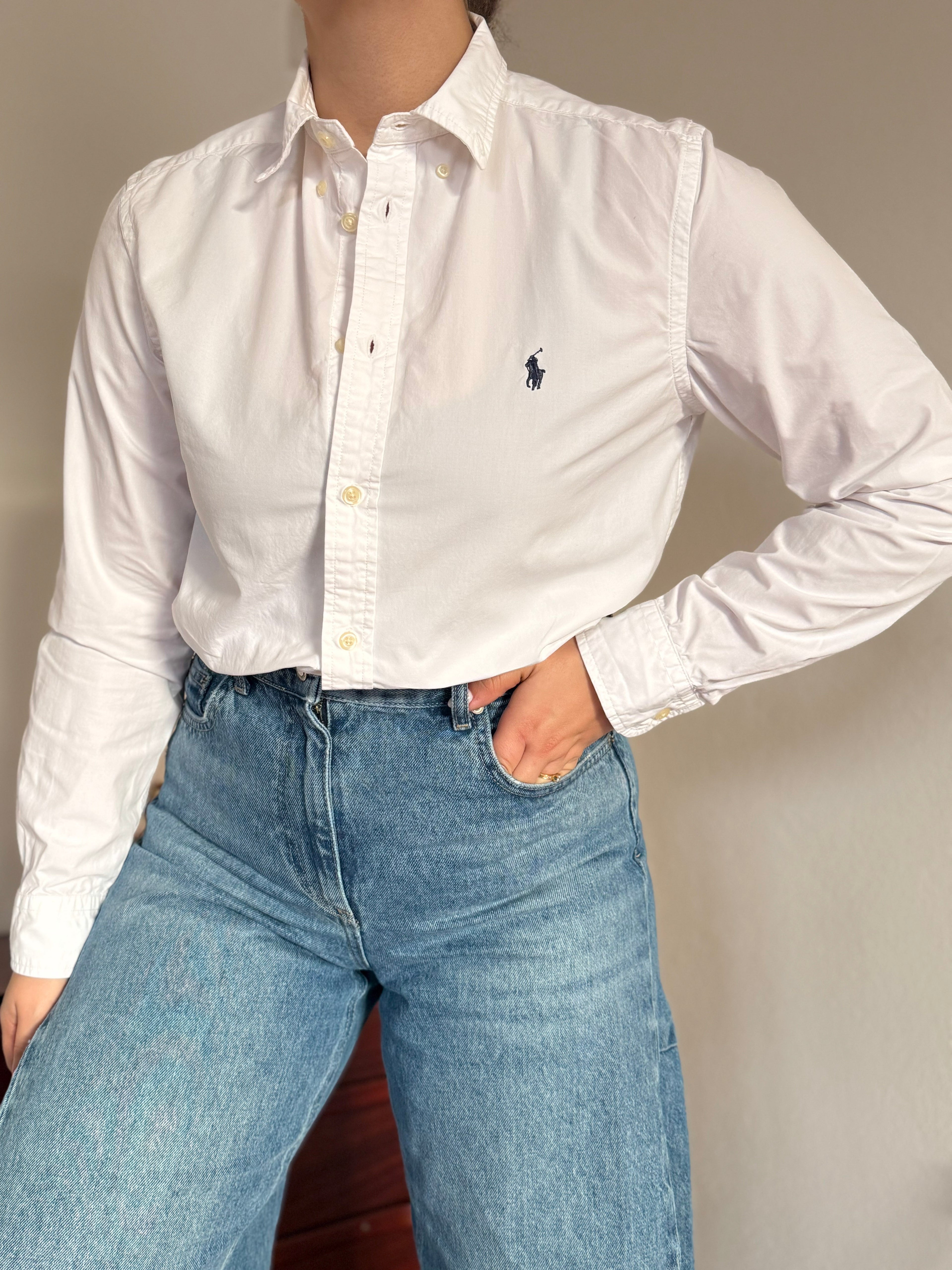 Ralph Lauren Plain White Shirt 100% Cotton