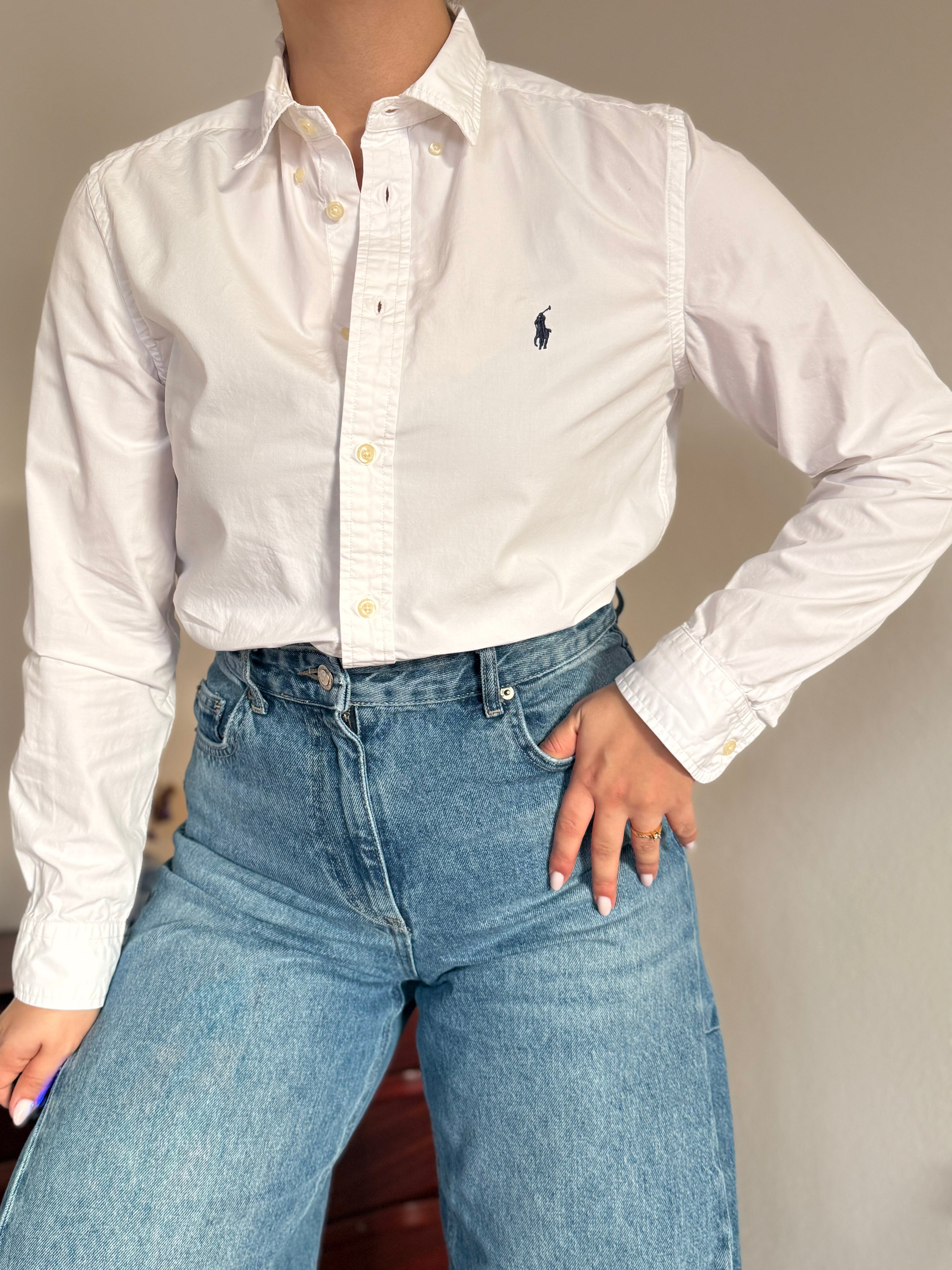 Ralph Lauren Plain White Shirt 100% Cotton