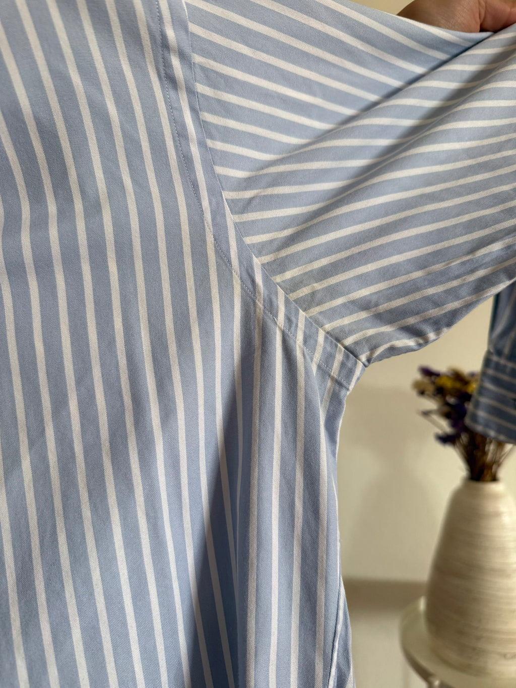 Polo Ralph Lauren Shirt Striped Blue 100% Cotton