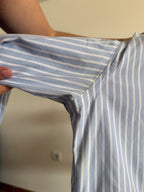 Polo Ralph Lauren Shirt Striped Blue 100% Cotton