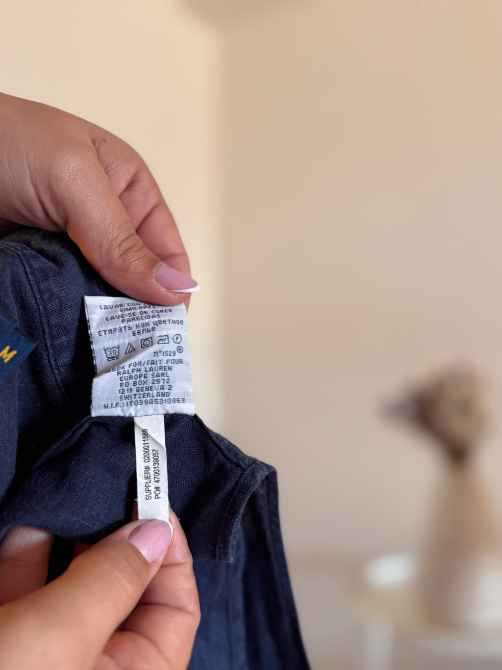 Camisa Ralph Lauren 100% Linho