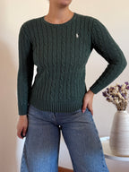 Ralph Lauren Cable Knit Round Neck Sweater