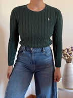 Ralph Lauren Cable Knit Round Neck Sweater