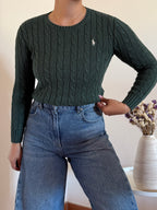 Ralph Lauren Cable Knit Round Neck Sweater