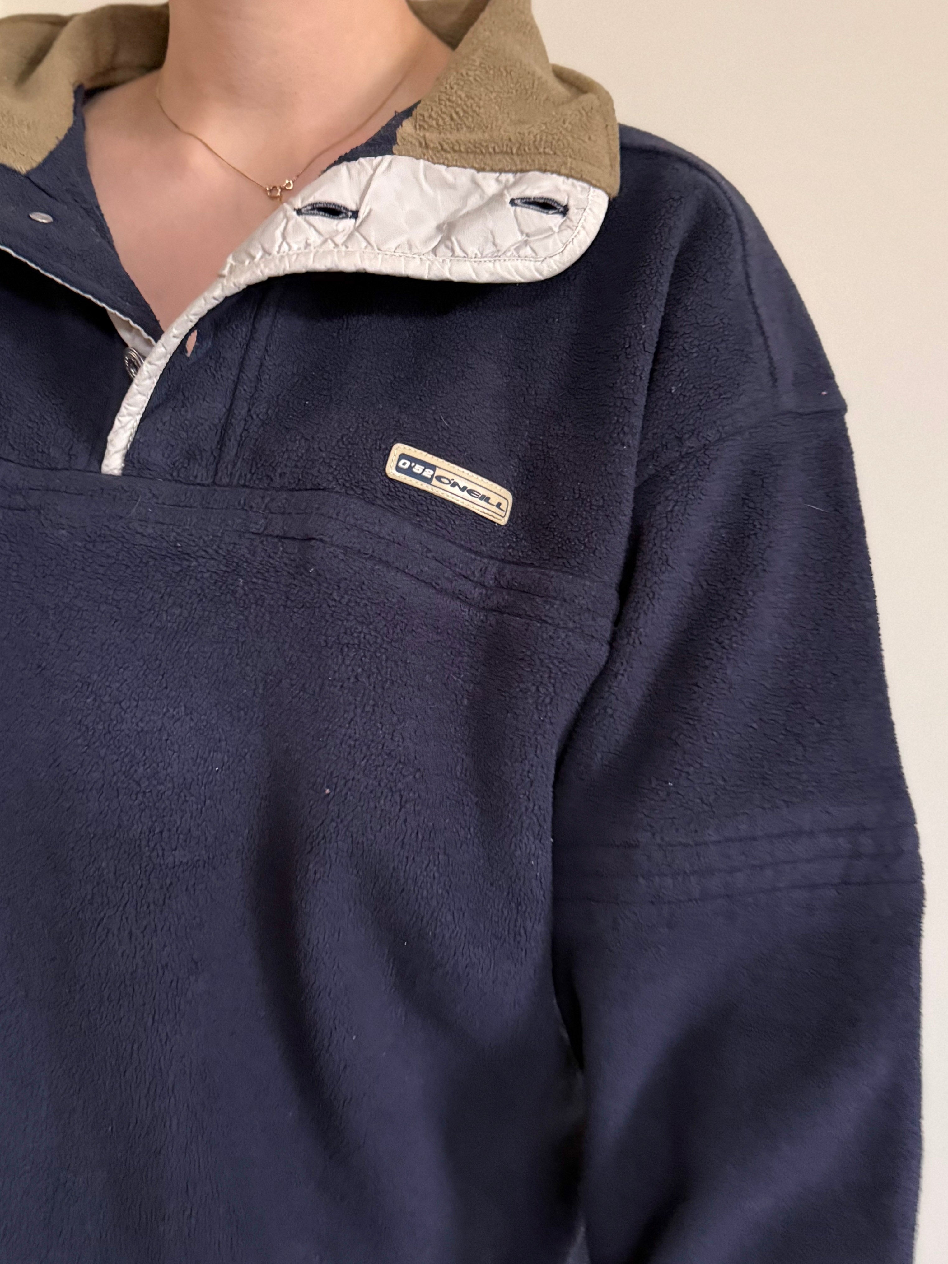 O'neill Fleece 1/4 Button up Neck Sweater