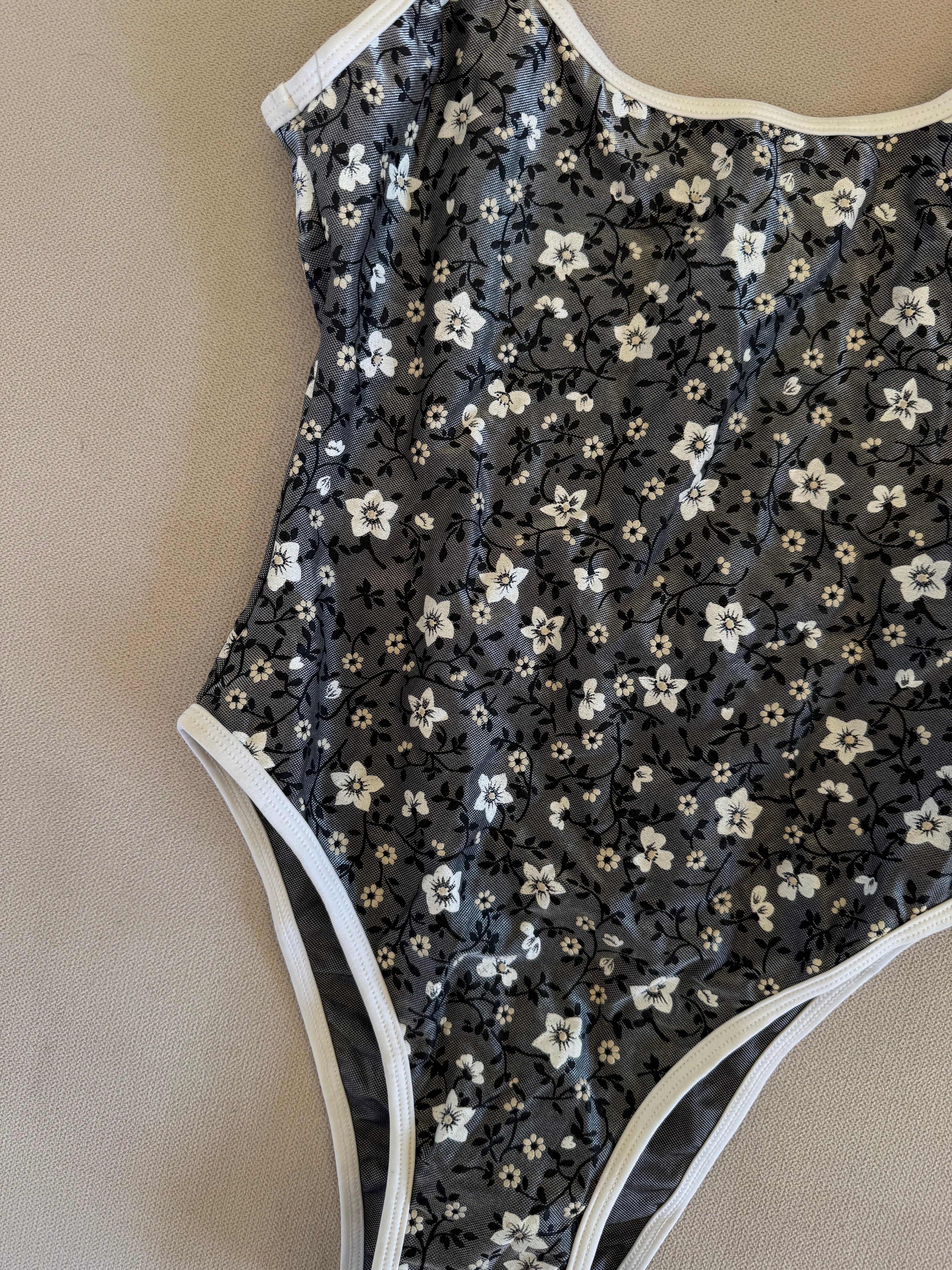 Fato de Banho Vintage Lusmar Floral c/ Proteção Higiénica (Veste XS/S)
