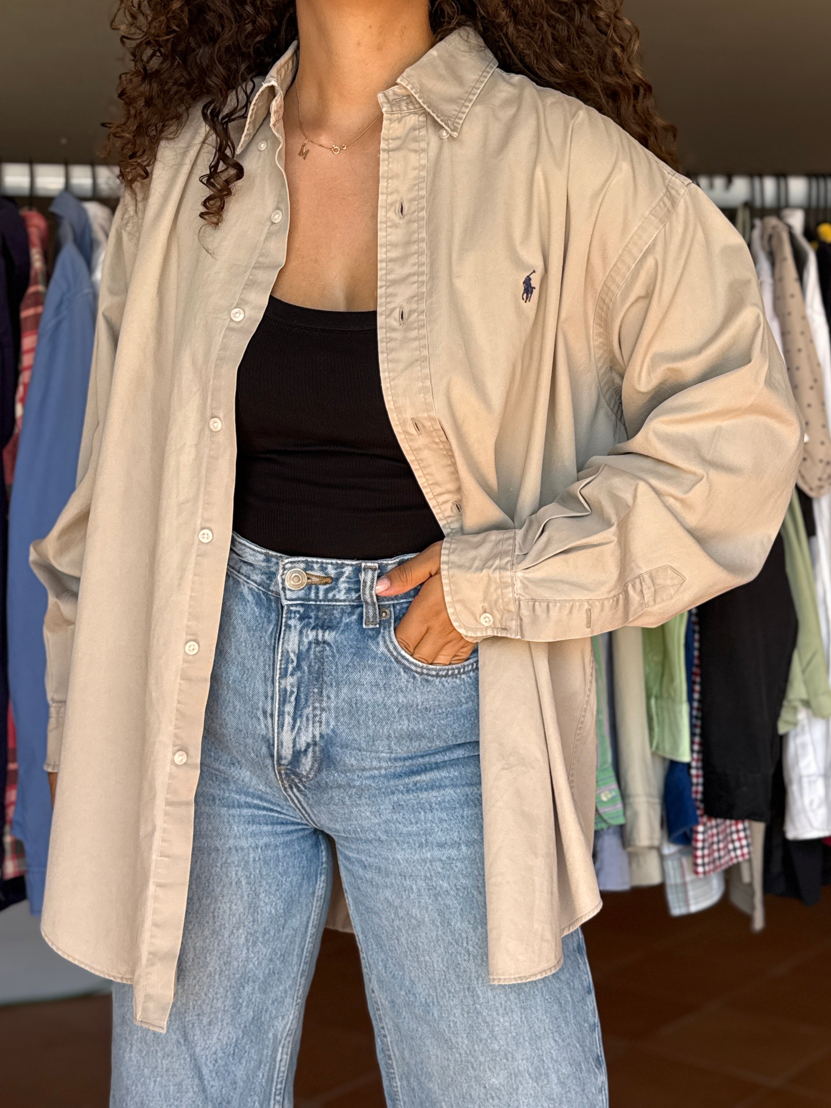 Camisa Ralph Lauren 100% Algodão - Tamanho L