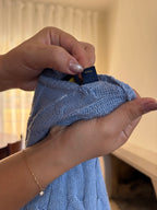 Camisola Polo Ralph Lauren Azul Claro | Cable Knit Vintage Preppy