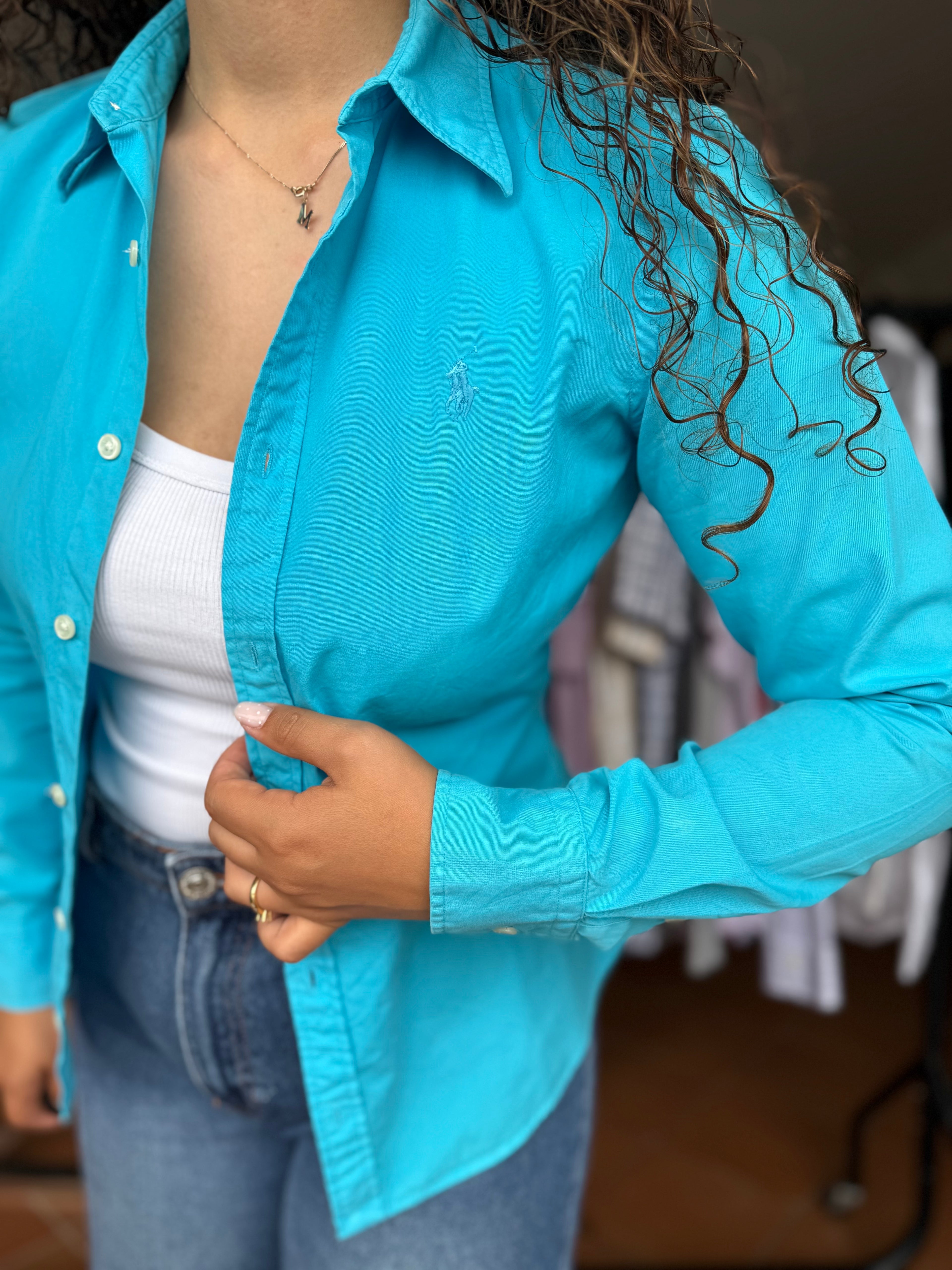 Camisa Ralph Lauren 100% Algodão - Tamanho XS/S