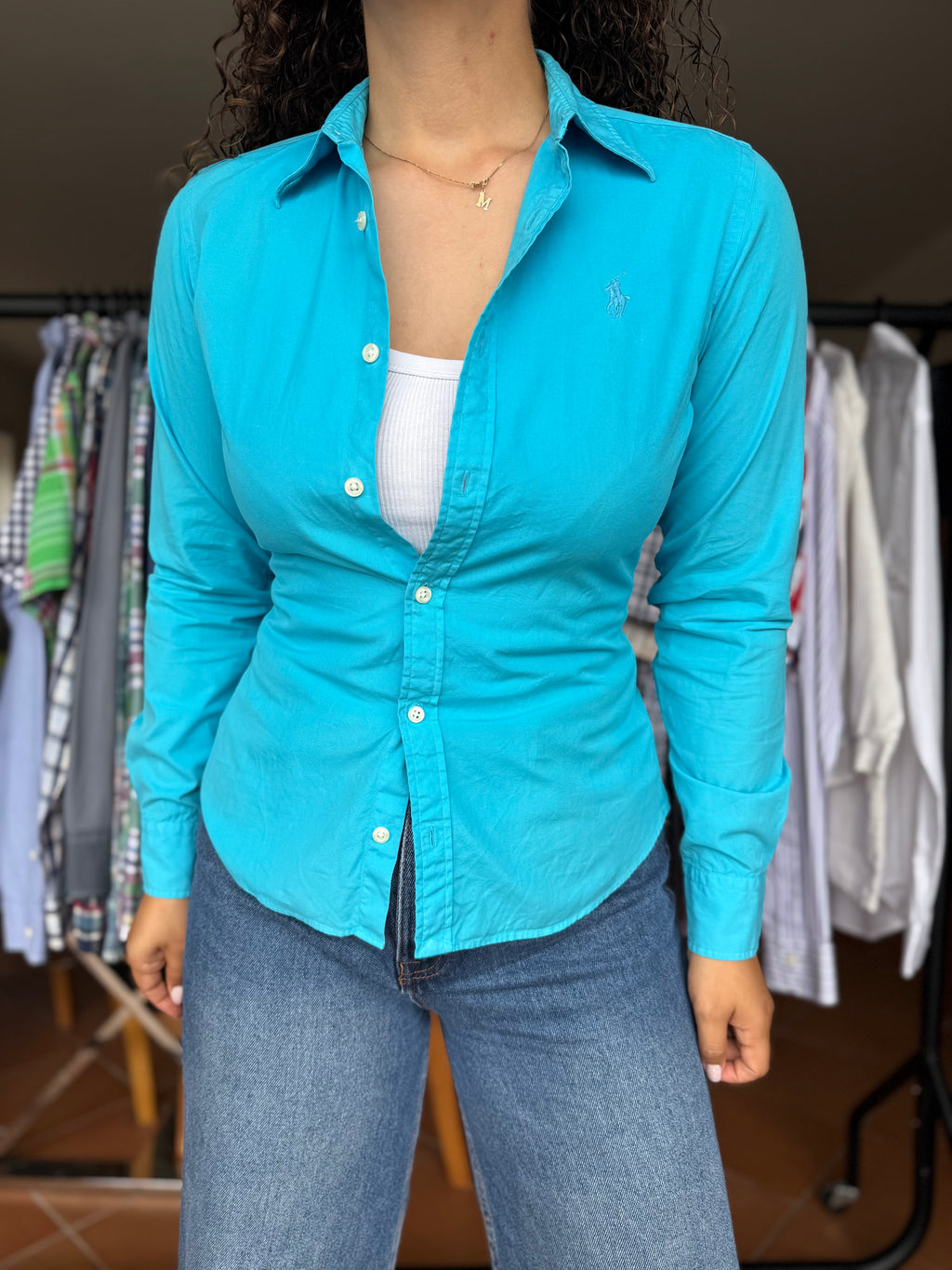 Camisa Ralph Lauren 100% Algodão - Tamanho XS/S