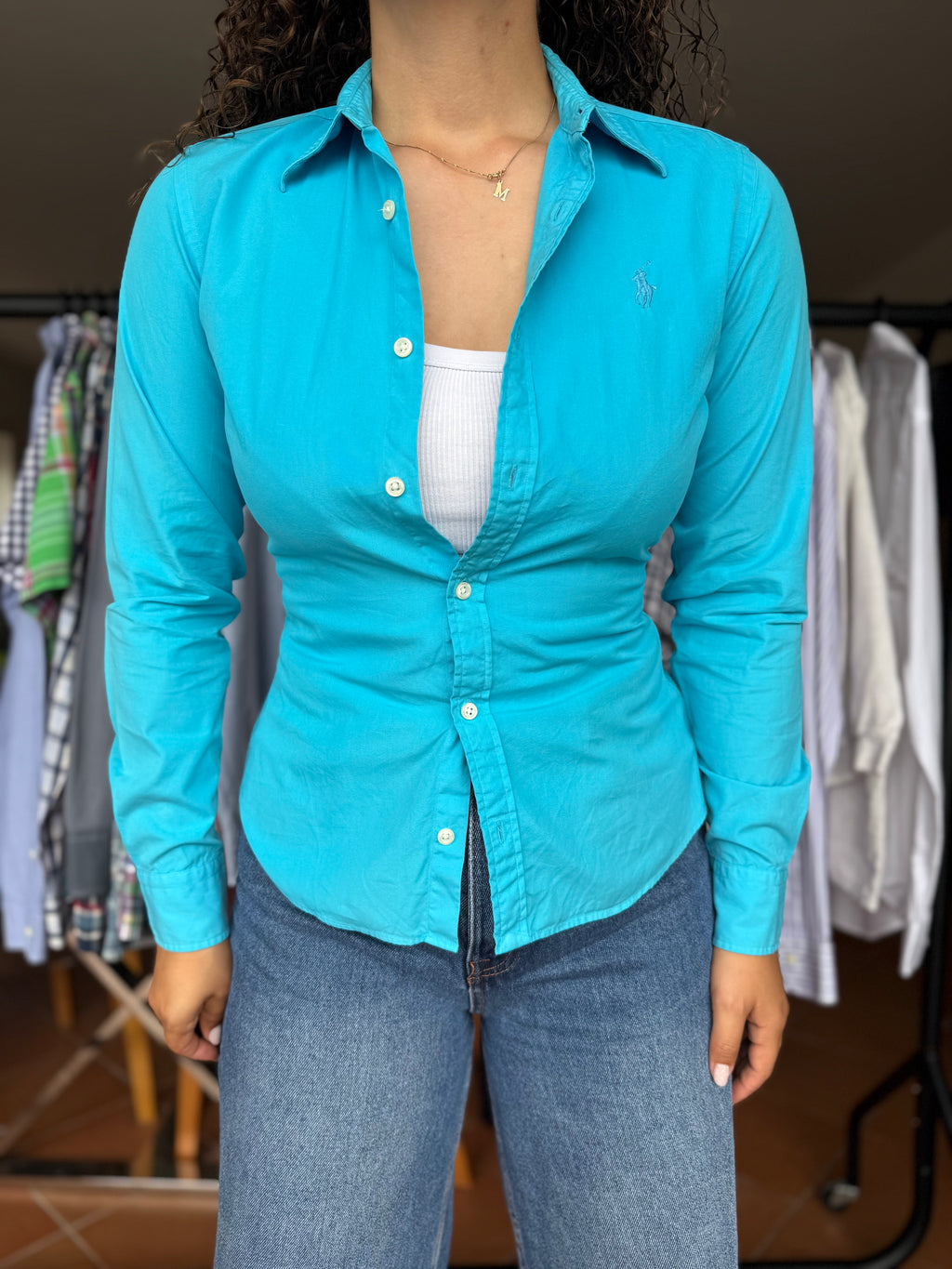 Camisa Ralph Lauren 100% Algodão - Tamanho XS/S