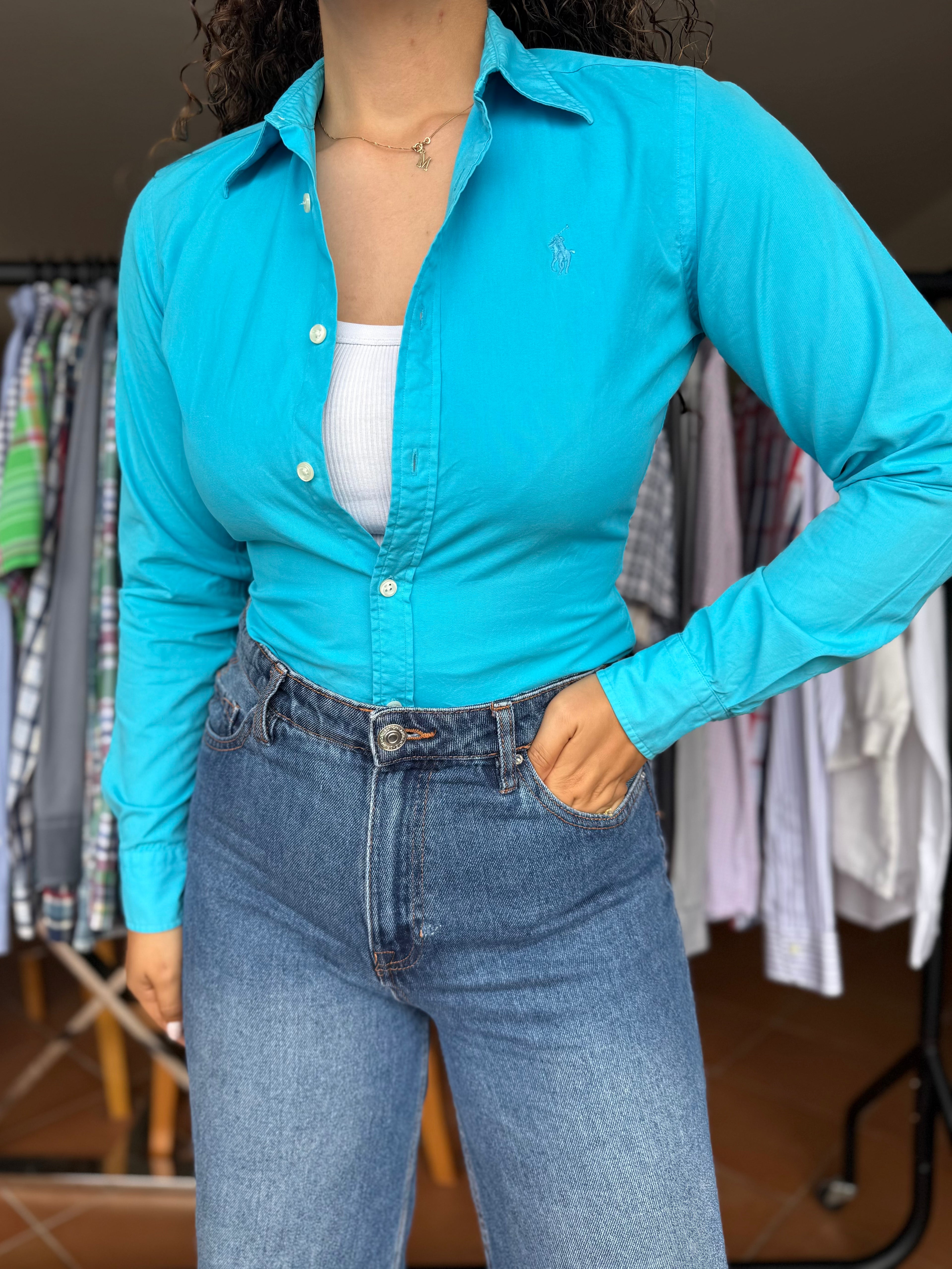 Camisa Ralph Lauren 100% Algodão - Tamanho XS/S