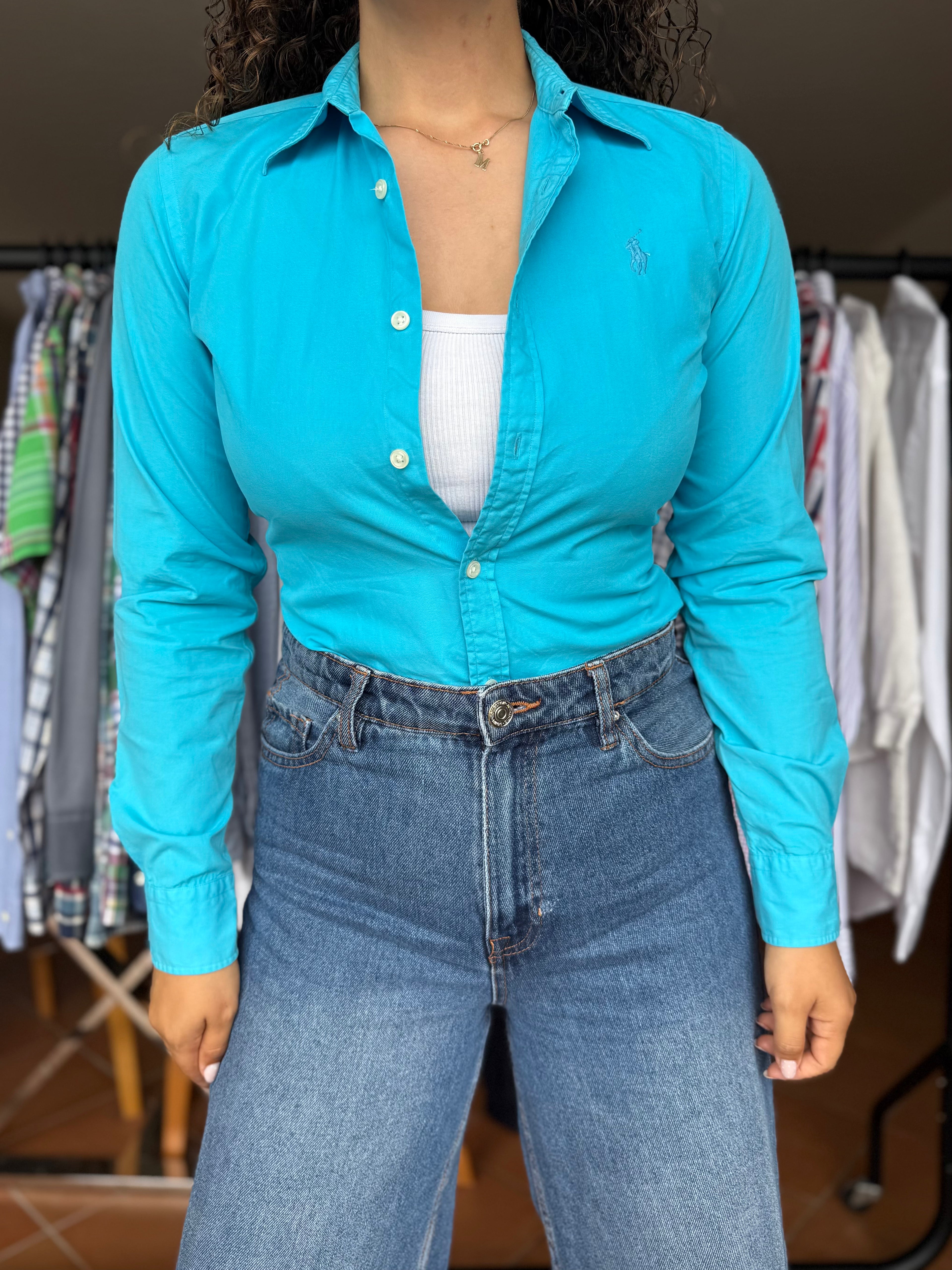 Camisa Ralph Lauren 100% Algodão - Tamanho XS/S