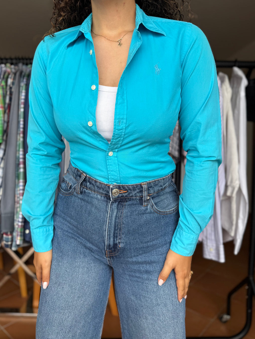 Camisa Ralph Lauren 100% Algodão - Tamanho XS/S
