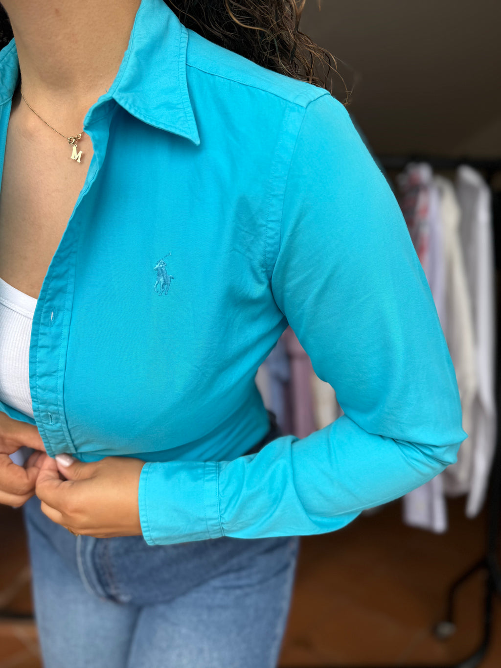 Camisa Ralph Lauren 100% Algodão - Tamanho XS/S