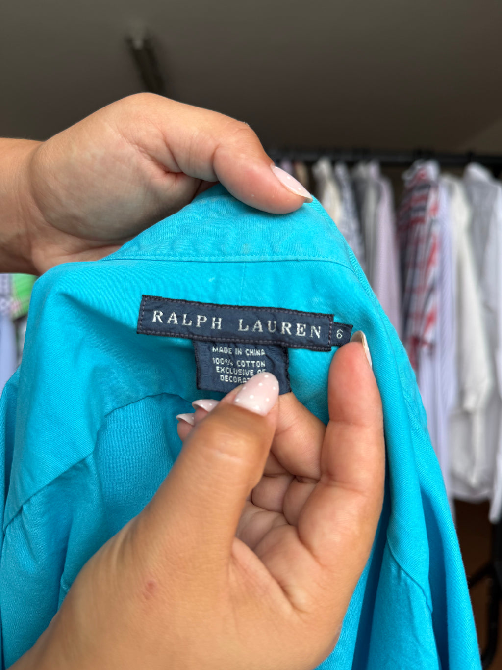 Camisa Ralph Lauren 100% Algodão - Tamanho XS/S