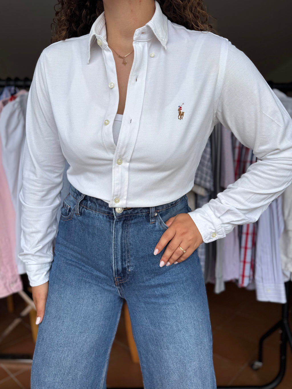 Camisa Ralph Lauren 100% Algodão - Tamanho S